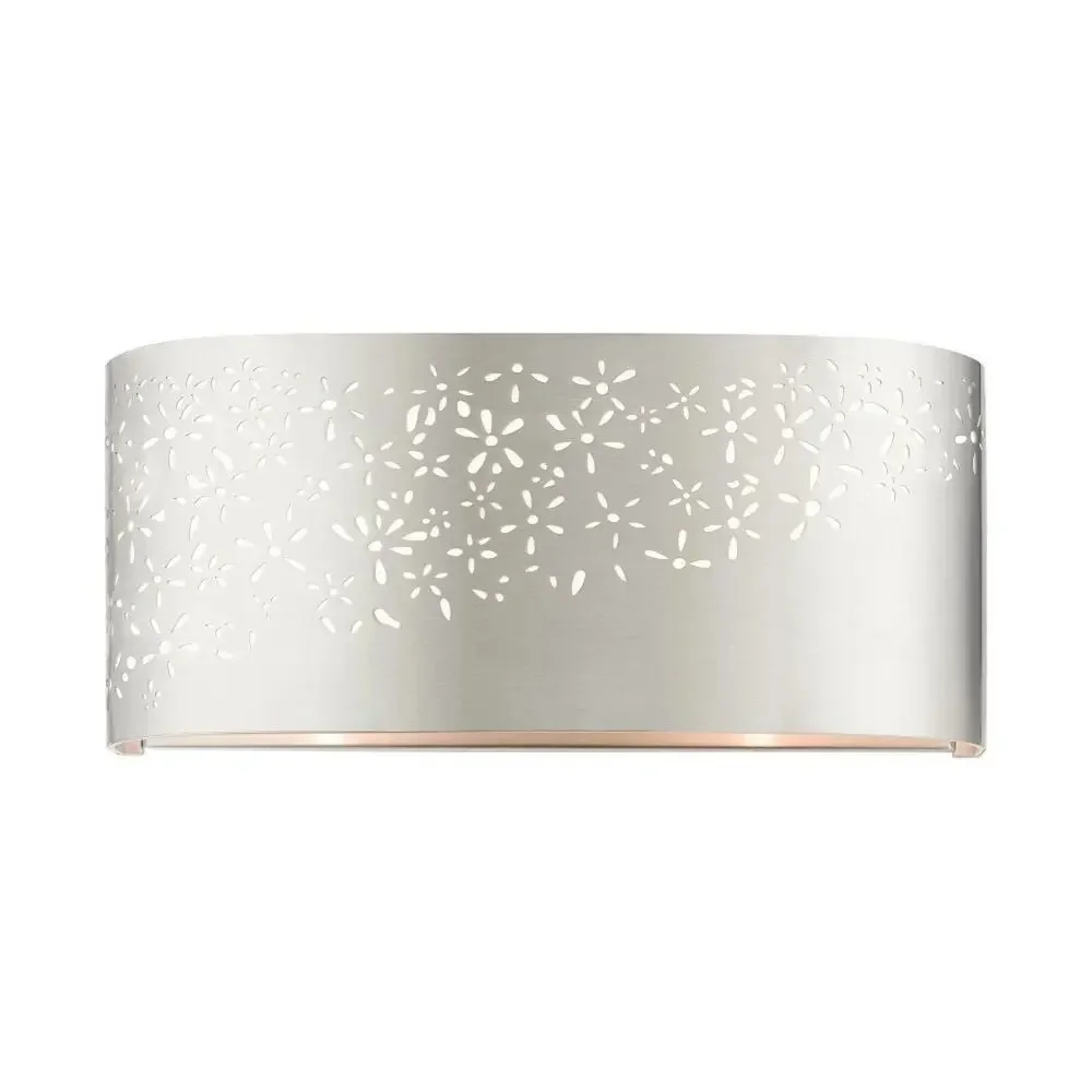 Livex Lighting 46261-91 Noria Bathroom Vanity Light Brushed Nickel